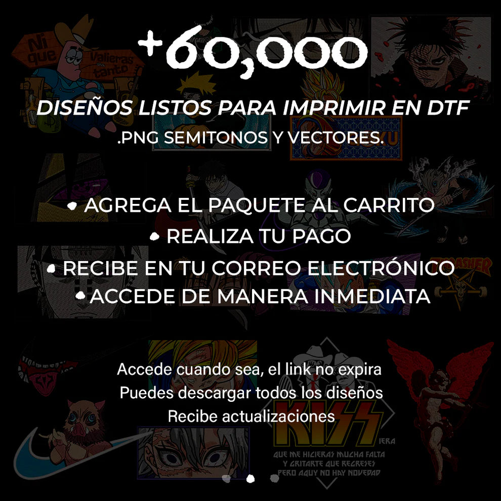 PACK DE DISEÑOS VOLUMEN 2.0 +60 MIL DISEÑOS-ACTUALIZABLE + PACK STARTER VOL 1.0