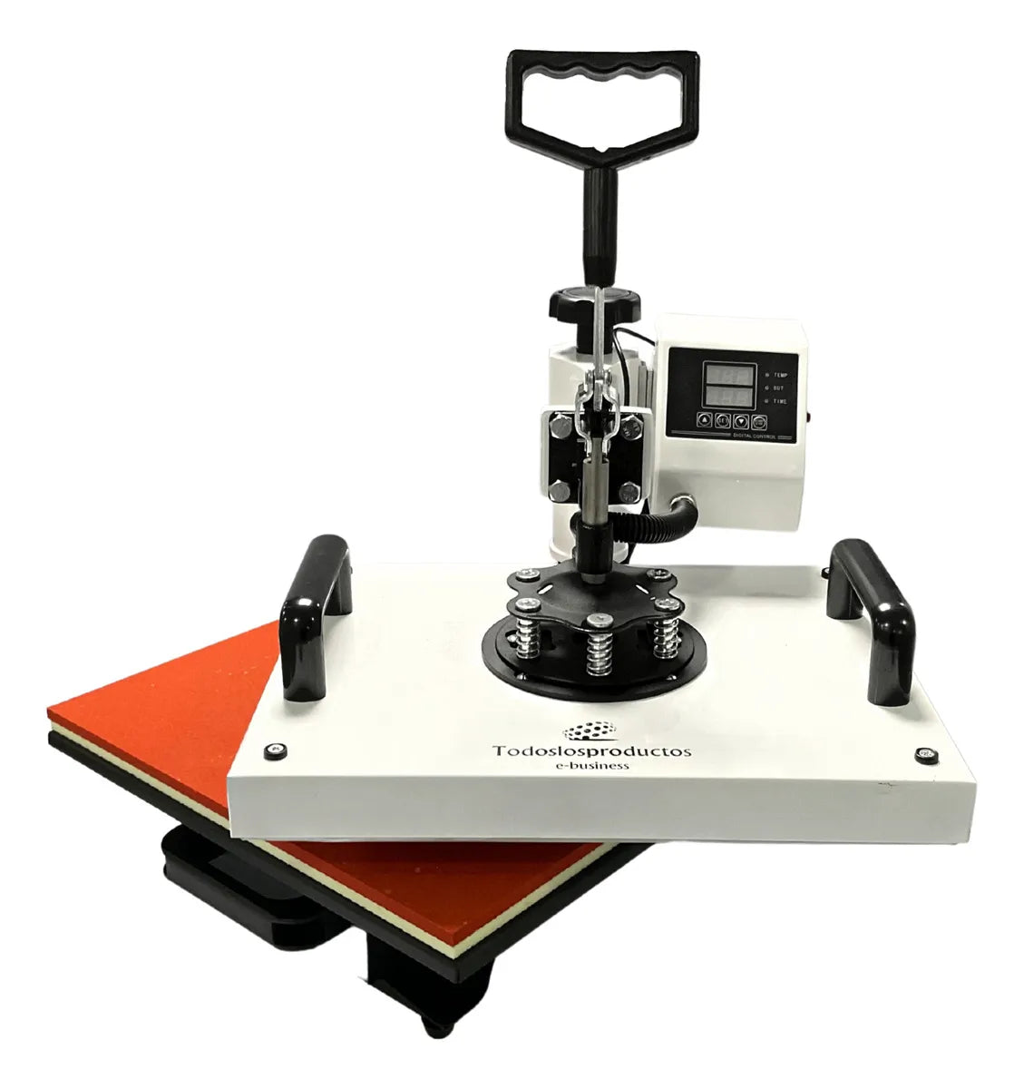 Plancha plana para sublimar 30x38cm Vinil Transfer Dtf color blanca 900W